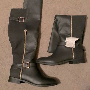 Over the knee boots.